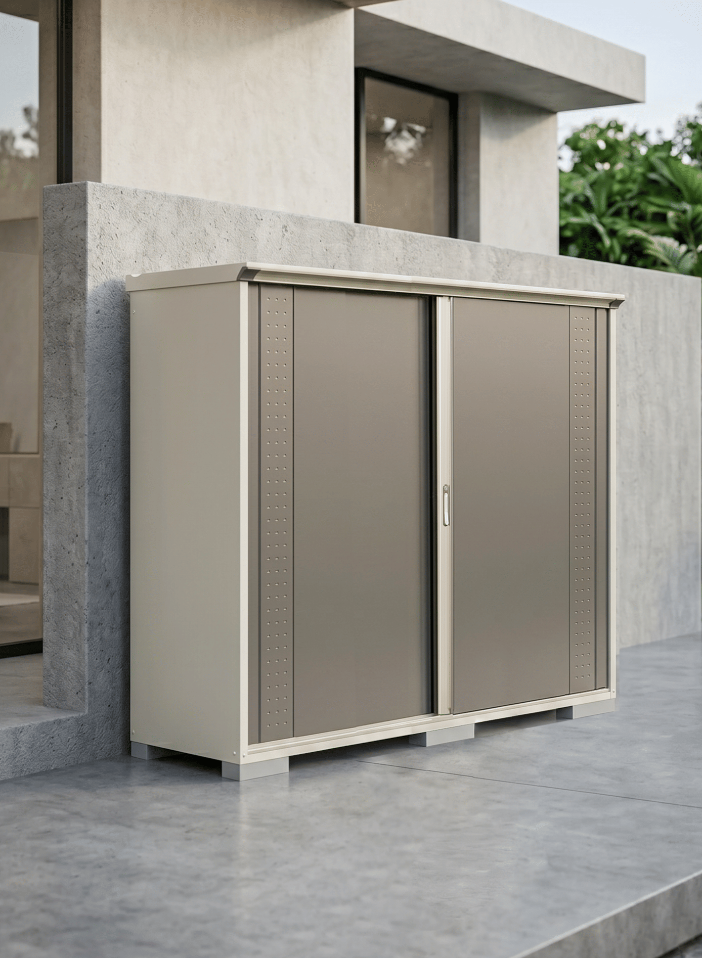 ตู้เก็บของกลางแจ้ง TAKUBO GP199A FULL SHELF สี CARBON BROWN